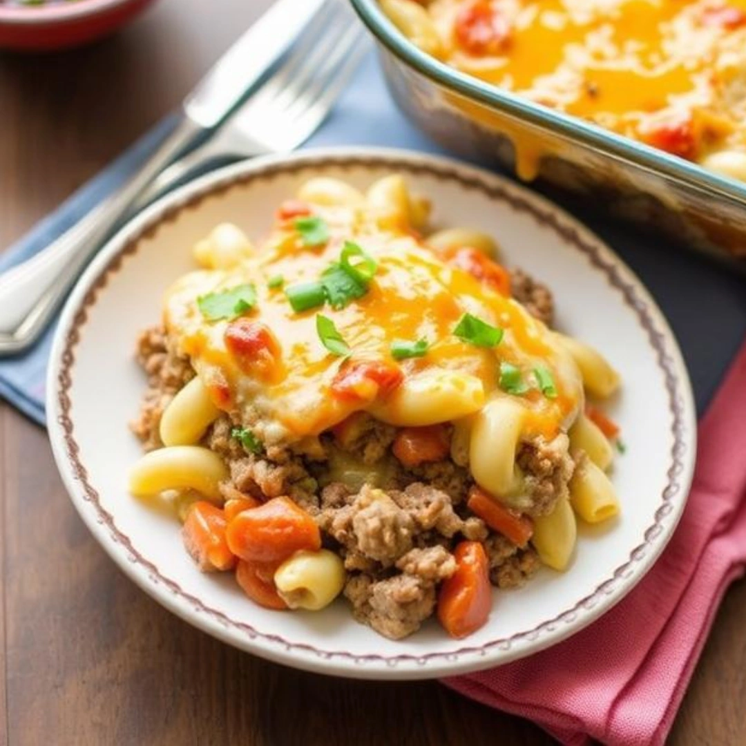 Mac and Cheese Meatloaf Casserole Recipe