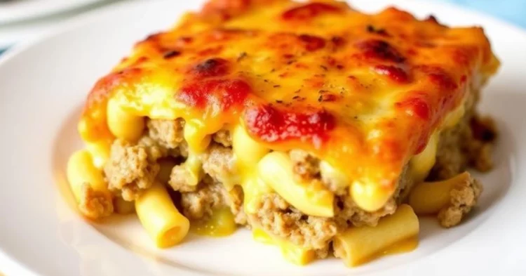 Mac and Cheese Meatloaf Casserole Recipe